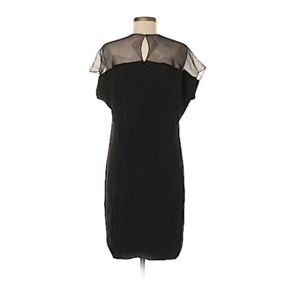 Ralph Lauren Collection Purple Label Black Silk Dress Sz 8 - Picture 2 of 3